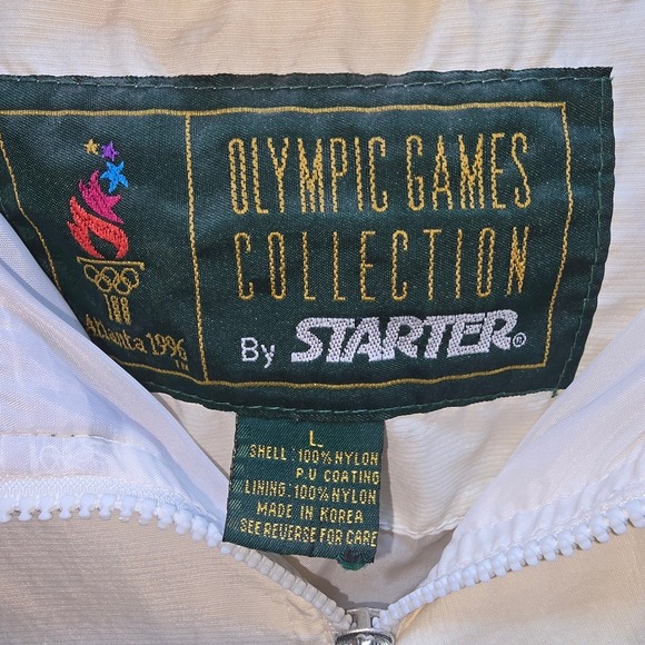 Vintage Starter 1996 Atlanta Olympic Games USA Windbreaker Jacket Mens - Picture 4 of 11